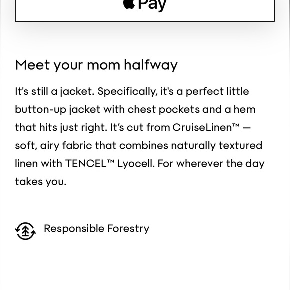 😎Aritzia Wilfred CruiseLinen Cropped Jacket - Picture 3 of 16